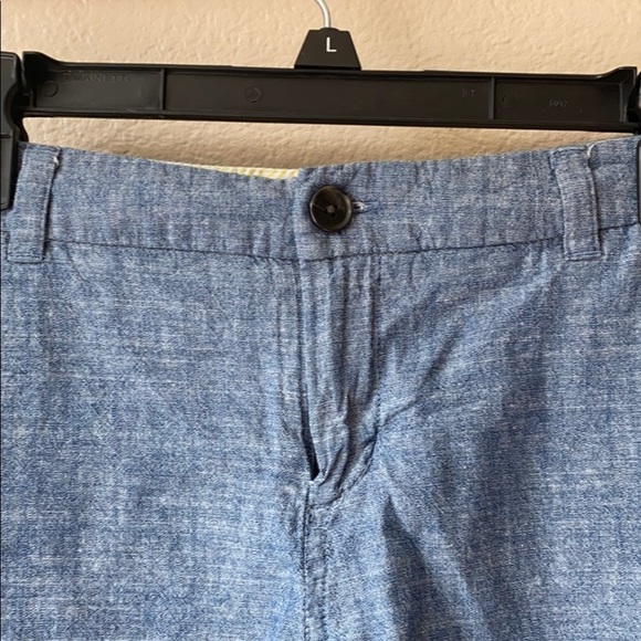 Merona Target Blue Chambray Denim Jean Prep Shorts 6 - Picture 3 of 9